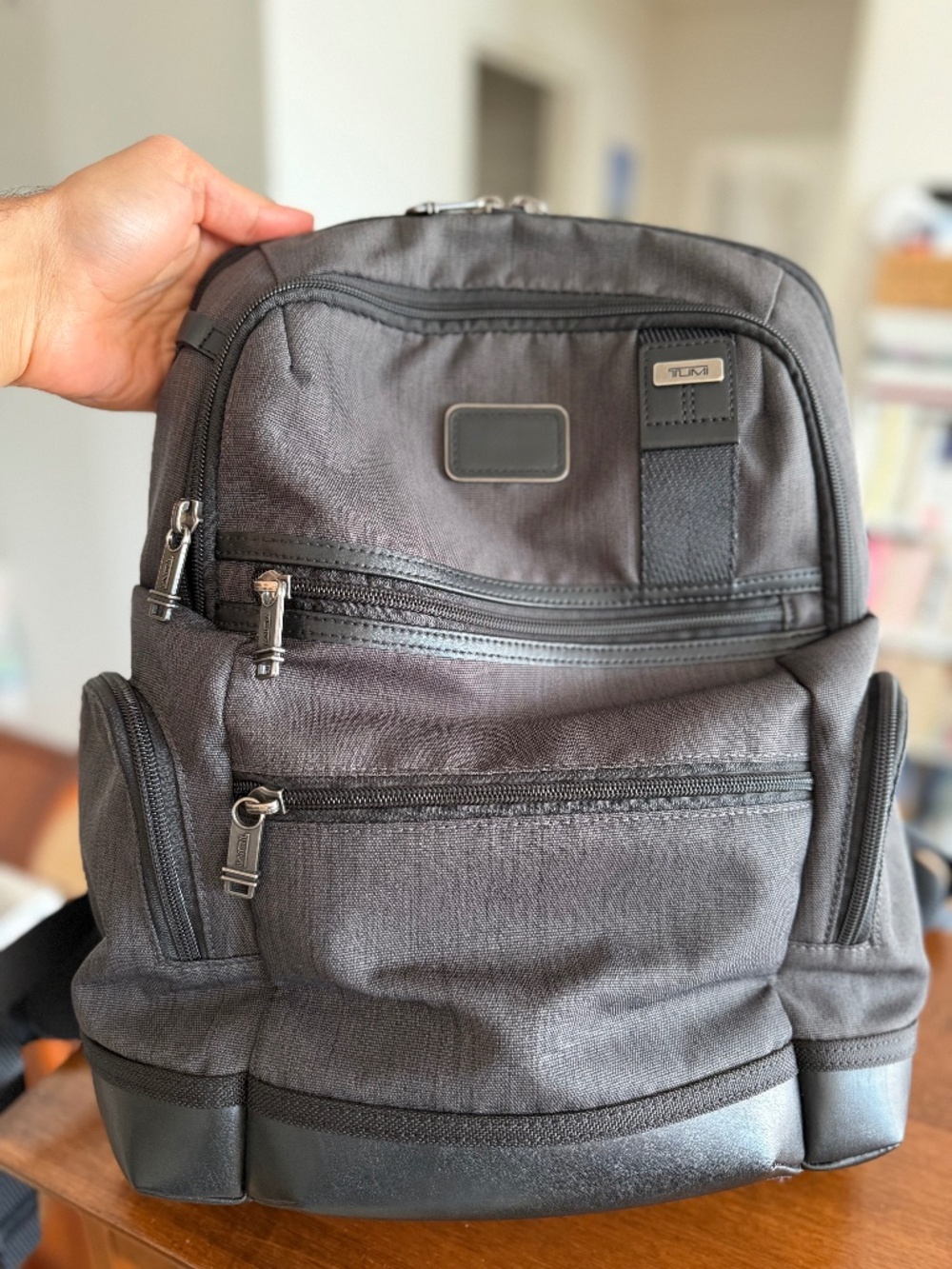 Tumi Backpack with 15in laptop sleeve (Gray)